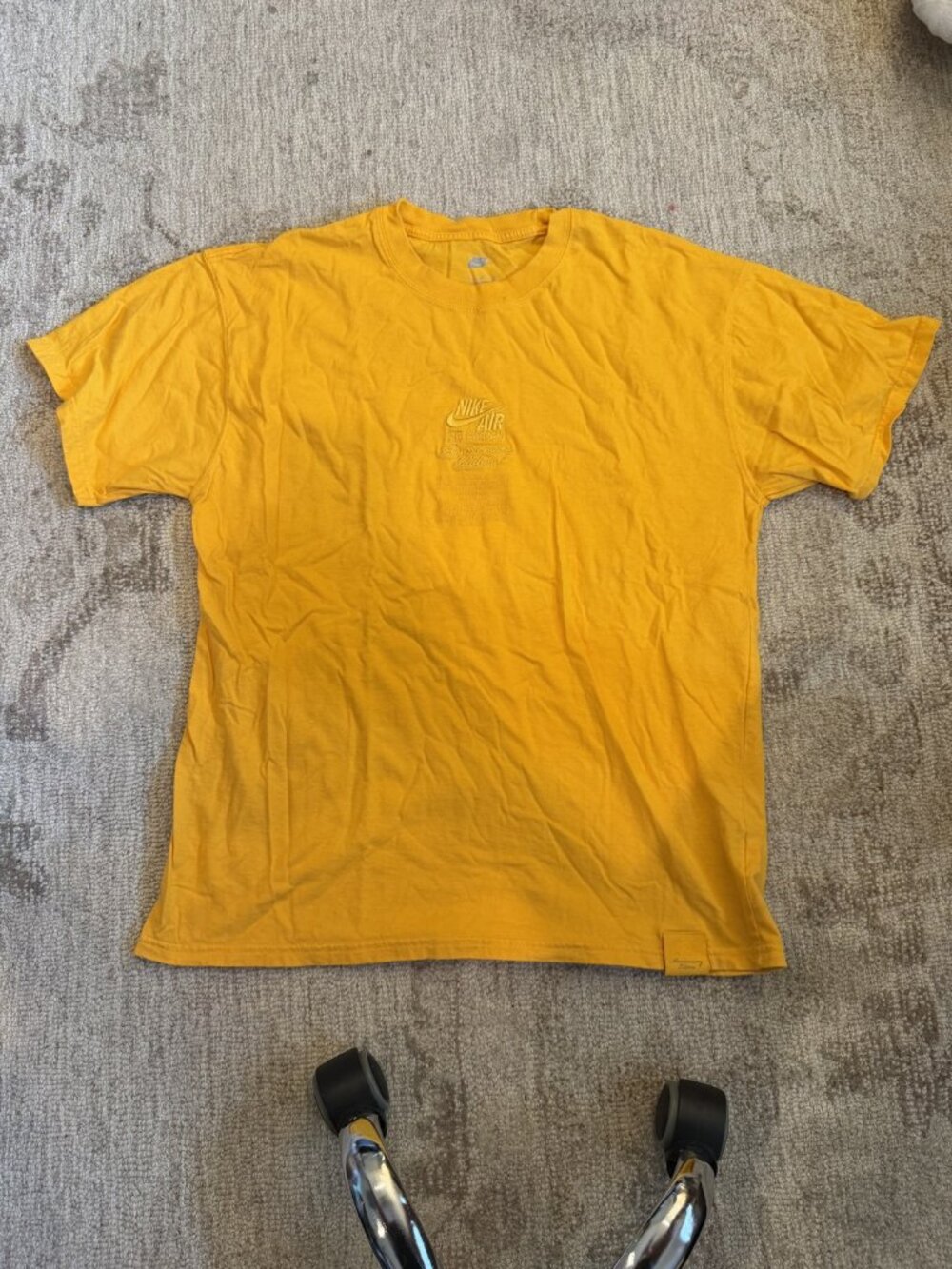 Yellow Nike Tee M NWT